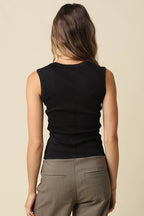 Kenny V-Neck Fitted Tank