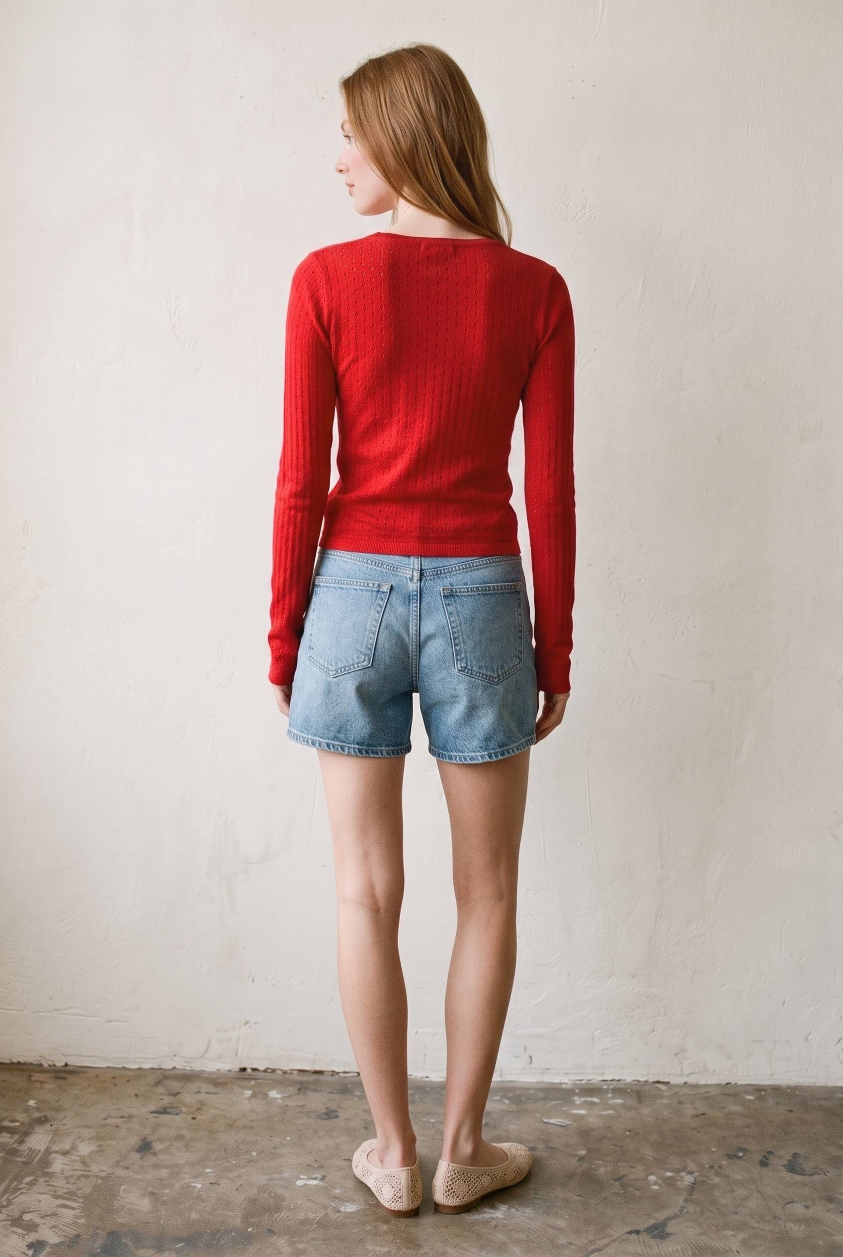 Lisa Pointelle Cardigan