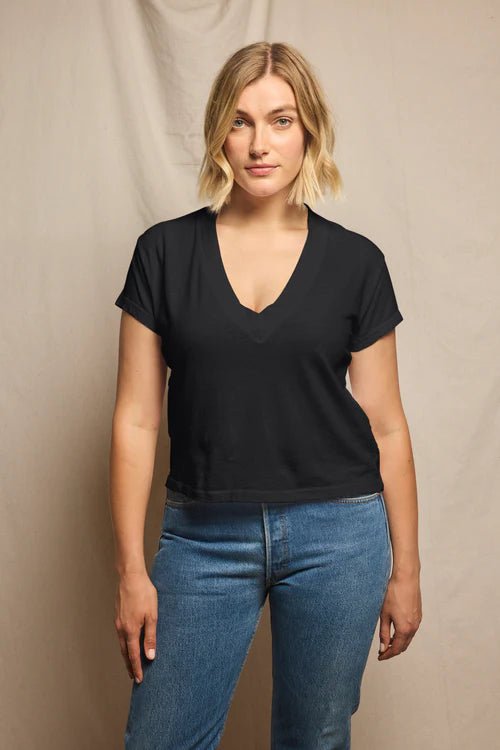 Alanis Tee - Polkadots & Moonbeams LAPerfect White TeeBlackXSAlanis Tee