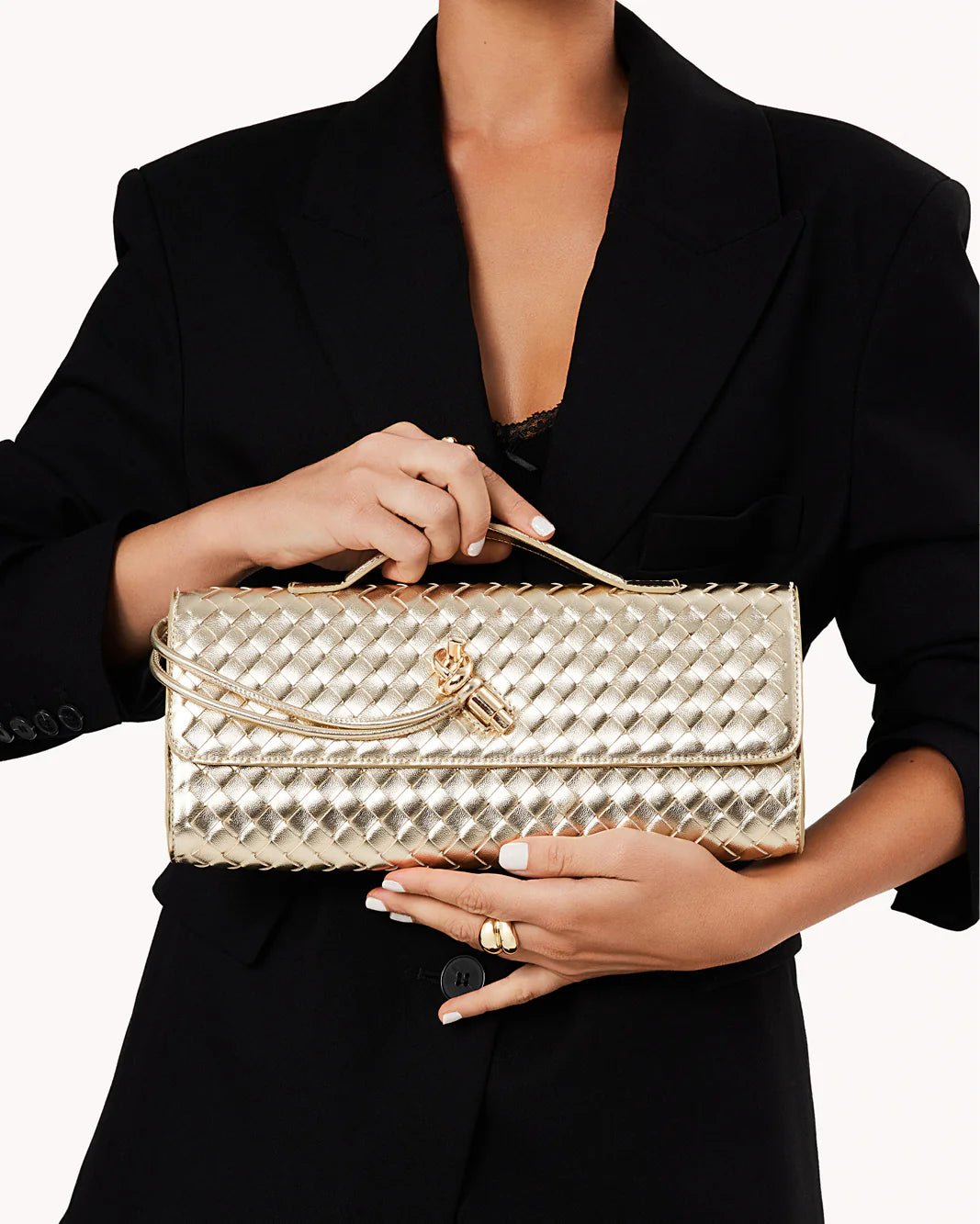 Alice Clutch - Polkadots & Moonbeams LABilliniGoldAlice Clutch