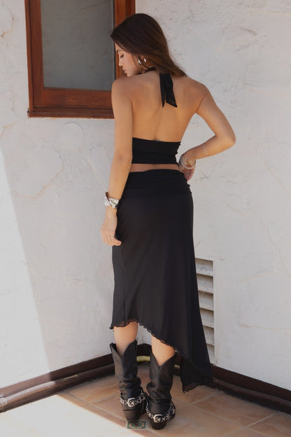 Almeda Slit Skirt - Polkadots & Moonbeams LAPolkadots & MoonbeamsBlackSAlmeda Slit Skirt
