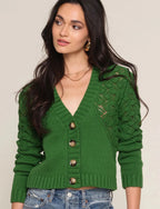 Amalda Cardigan - Polkadots & Moonbeams LAHeartloomGreenXSAmalda Cardigan