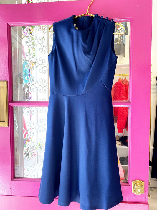 Andrea Gayle Navy Vintage Dress - Polkadots & Moonbeams LAVintageAndrea Gayle Navy Vintage Dress