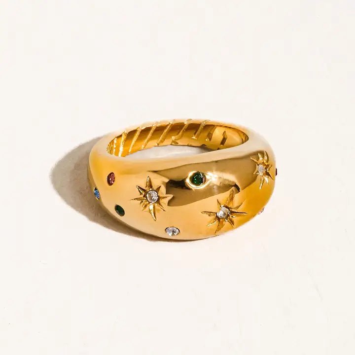 Angela Dome Ring - Polkadots & Moonbeams LAPolkadots & Moonbeams LAGold7Angela Dome Ring