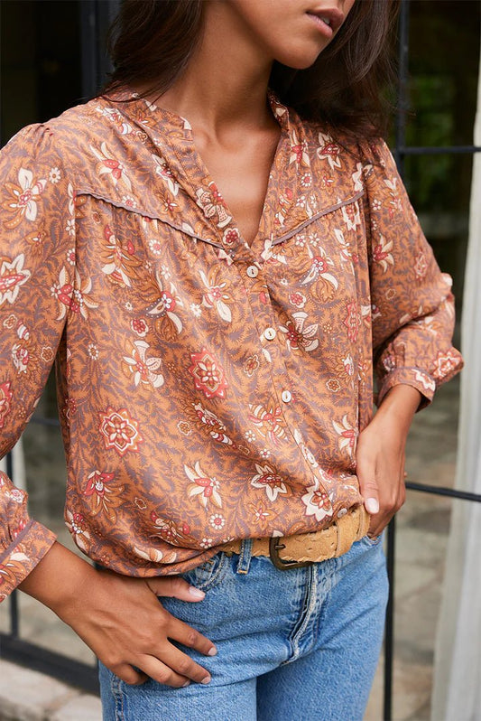 Anna Shirt - Polkadots & Moonbeams LAPanerosBrownXSAnna Shirt