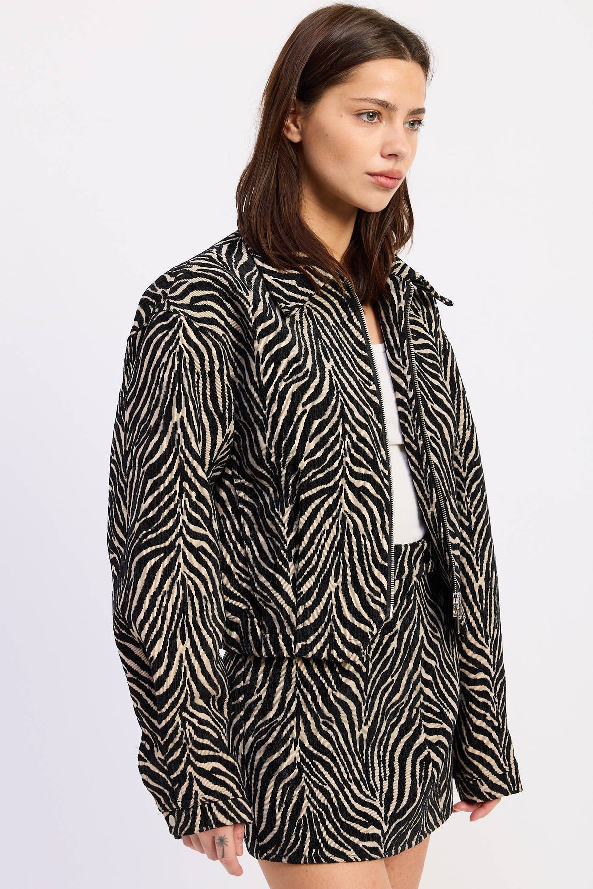 Zebra Zip Jacket