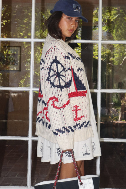 Sailboat Knit Sweater