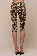 Leopard Capri Pants