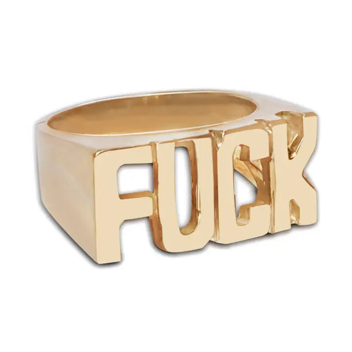 Nameplate Statement Ring