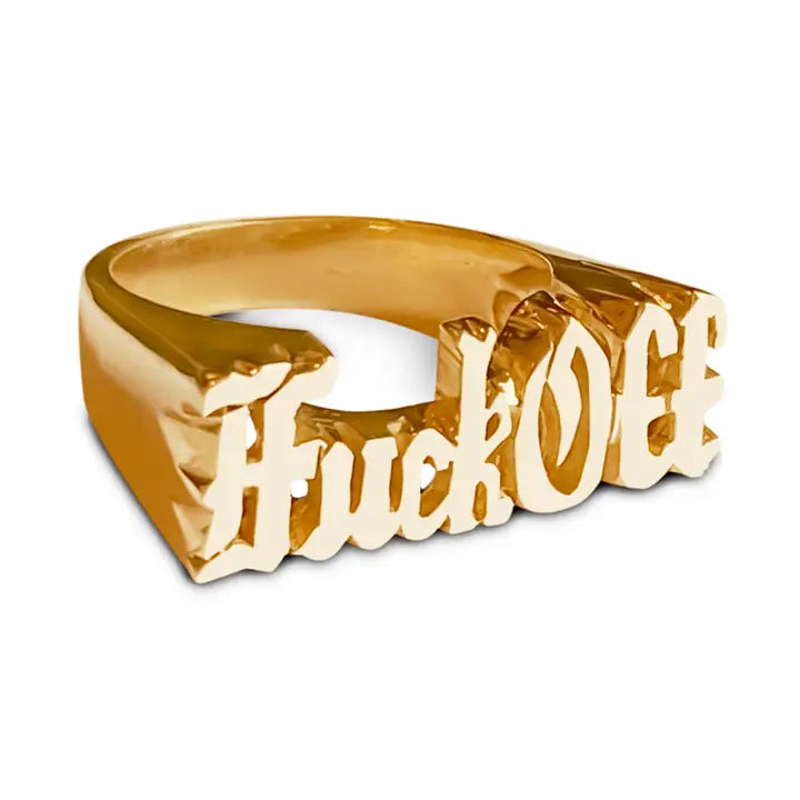 Nameplate Statement Ring