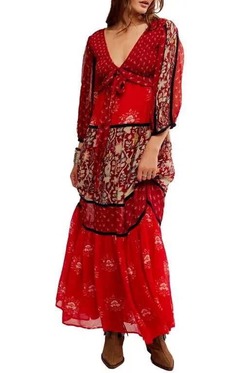 Bali Laurel Maxi - Polkadots & Moonbeams LAFree PeopleredXSBali Laurel Maxi