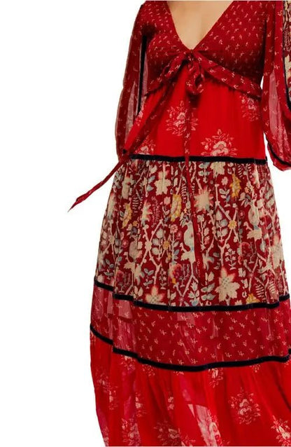 Bali Laurel Maxi - Polkadots & Moonbeams LAFree PeopleredXSBali Laurel Maxi