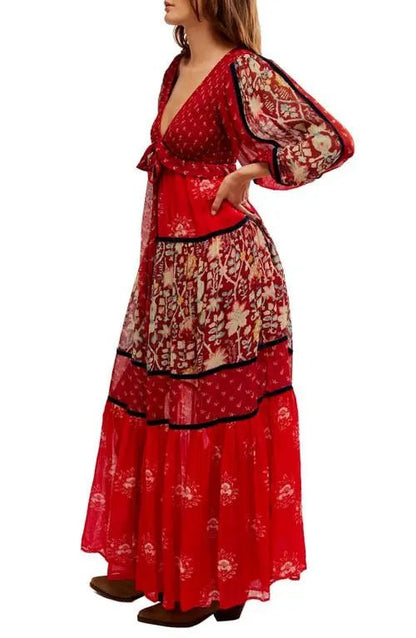Bali Laurel Maxi - Polkadots & Moonbeams LAFree PeopleredXSBali Laurel Maxi