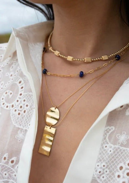 Barrel Bead Necklace - Polkadots & Moonbeams LAParadigm DesignBarrel Bead Necklace