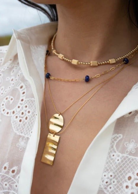 Barrel Bead Necklace - Polkadots & Moonbeams LAParadigm DesignBarrel Bead Necklace