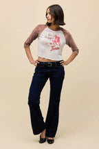 Bigger In Texas Raglan Tee - Polkadots & Moonbeams LADaydreamerXSBigger In Texas Raglan Tee
