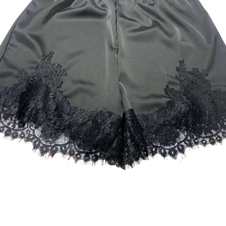 Y2k Lace Trim Shorts