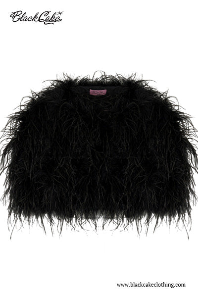 Barbie Girl Luxe Feather Bolero