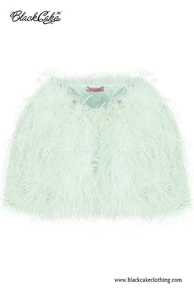 Barbie Girl Luxe Feather Bolero