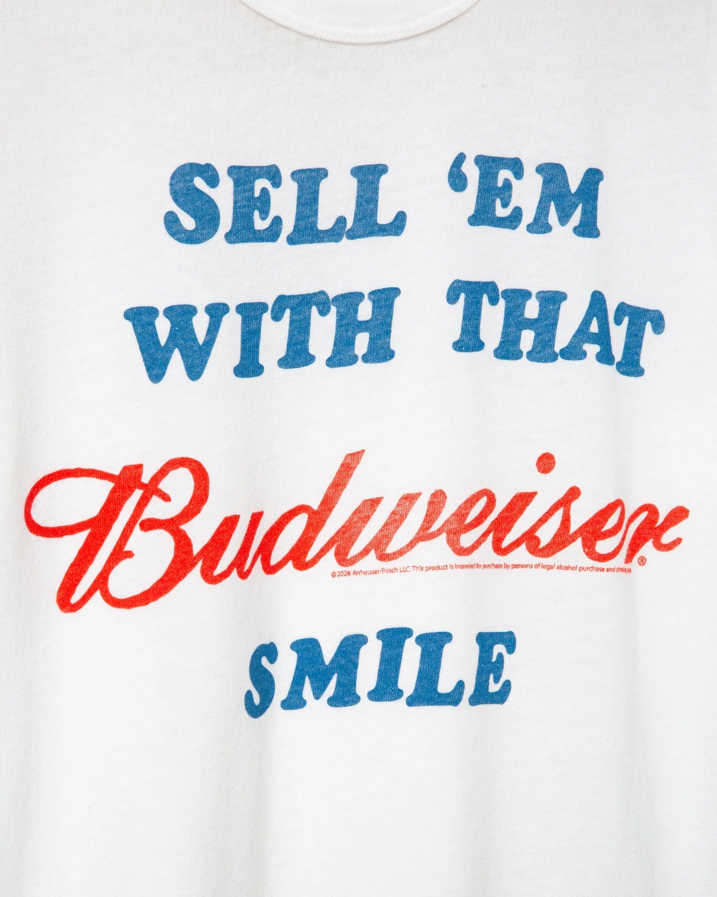 Budweiser Smile - Polkadots & Moonbeams LAJunk FoodSBudweiser Smile