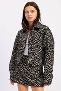 Zebra Zip Jacket