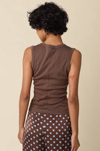 Kenny V-Neck Fitted Tank