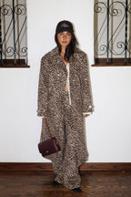 Zebra Trench Coat