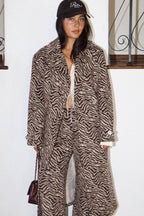 Zebra Trench Coat
