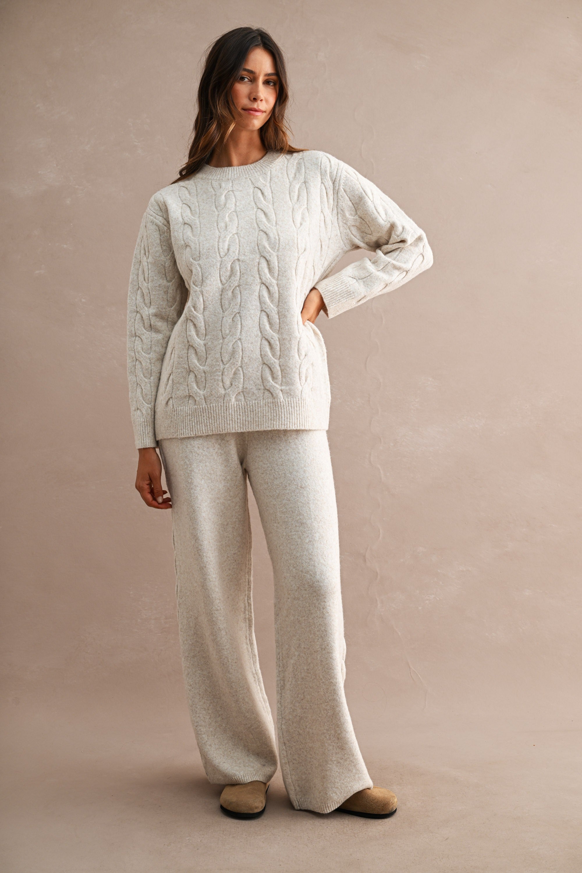 Sunday Cable Knit Sweater