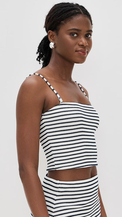 Caffari Stripe Tube Top
