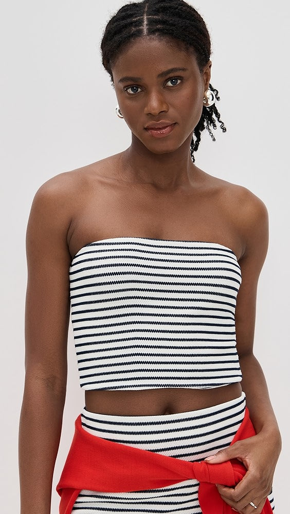 Caffari Stripe Tube Top