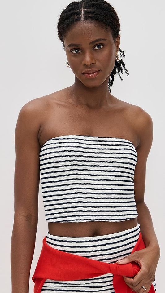 Caffari Stripe Tube Top