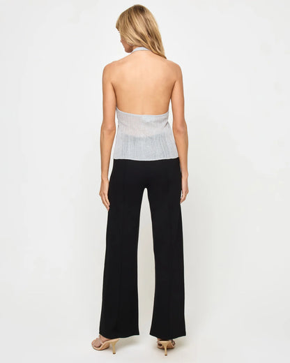 Callie Halter Metallic Silver