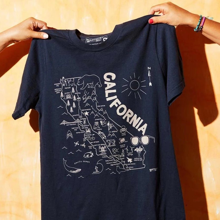 California Tee - Polkadots & Moonbeams LAMaptoteNavySCalifornia Tee