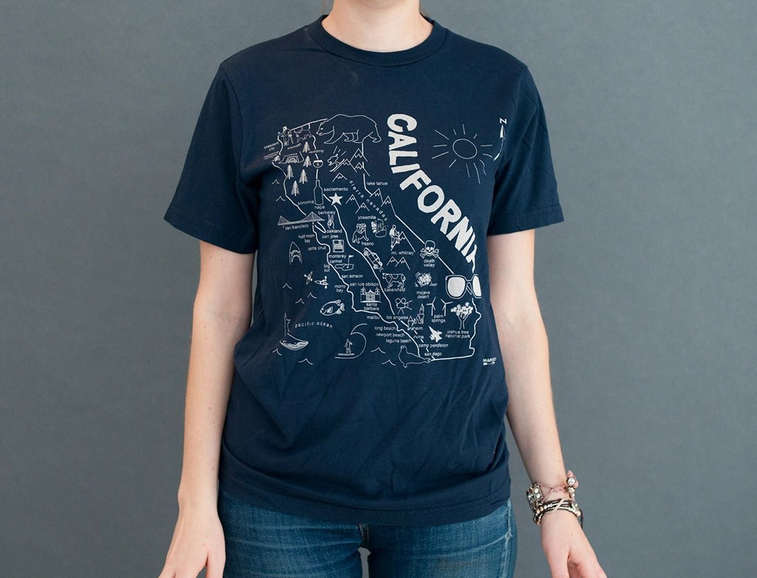 California Tee - Polkadots & Moonbeams LAMaptoteNavySCalifornia Tee