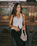 Callie Halter Metallic Silver - Polkadots & Moonbeams LALSpaceSilverXSCallie Halter Metallic Silver