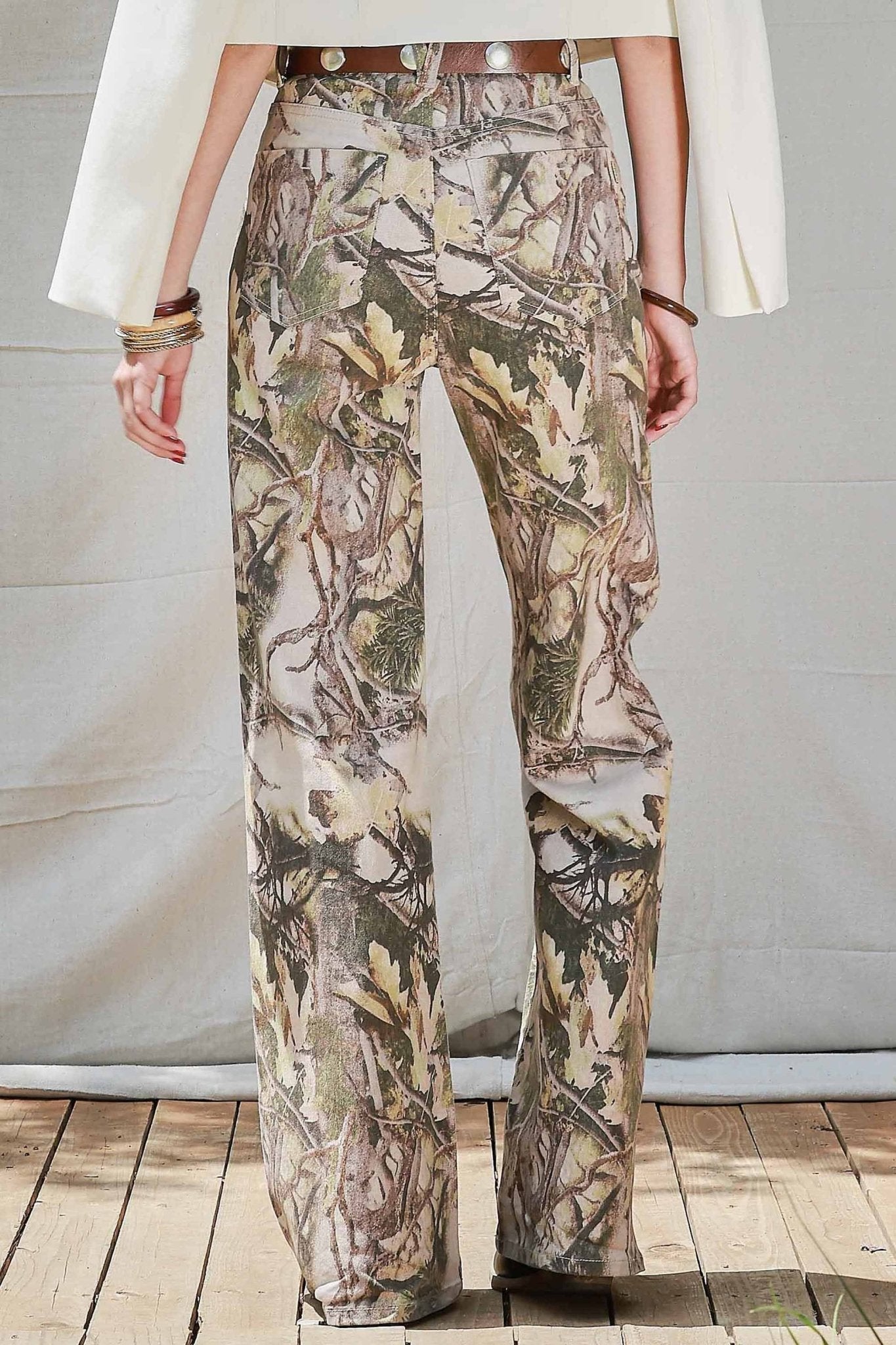 Camo Wide Leg Jeans - Polkadots & Moonbeams LAPolkadots & Moonbeams24Camo Wide Leg Jeans