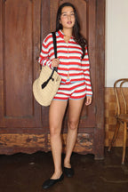 Cape Stripe Shorts - Polkadots & Moonbeams LABailey RoseXSCape Stripe Shorts