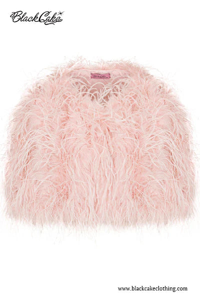 Barbie Girl Luxe Feather Bolero