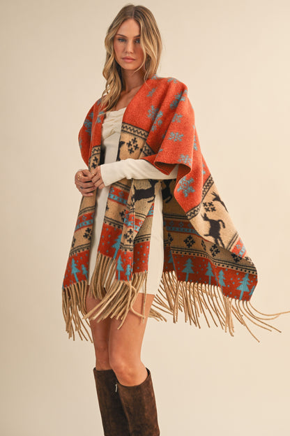 Fringe Holiday Cape
