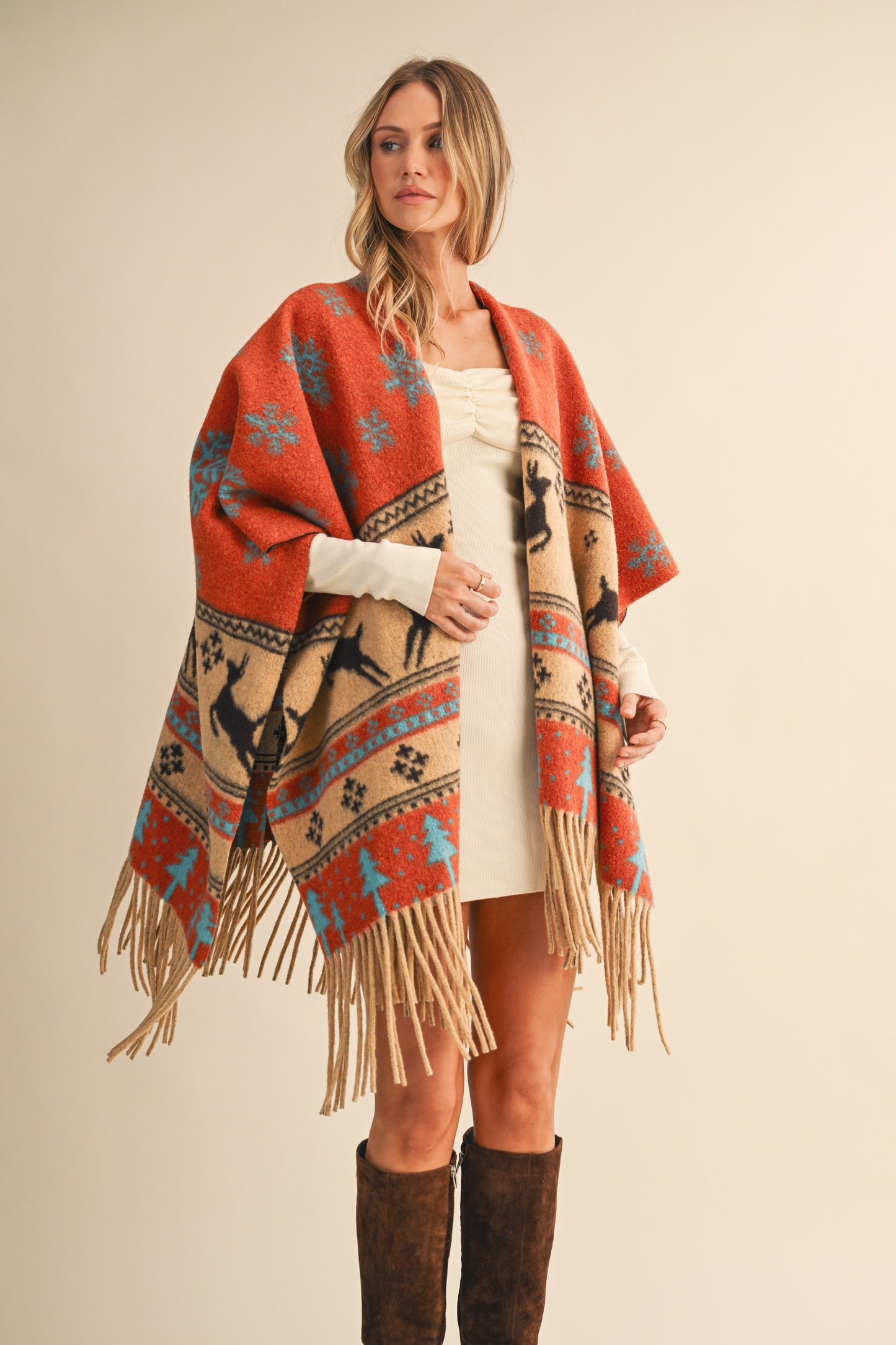 Fringe Holiday Cape