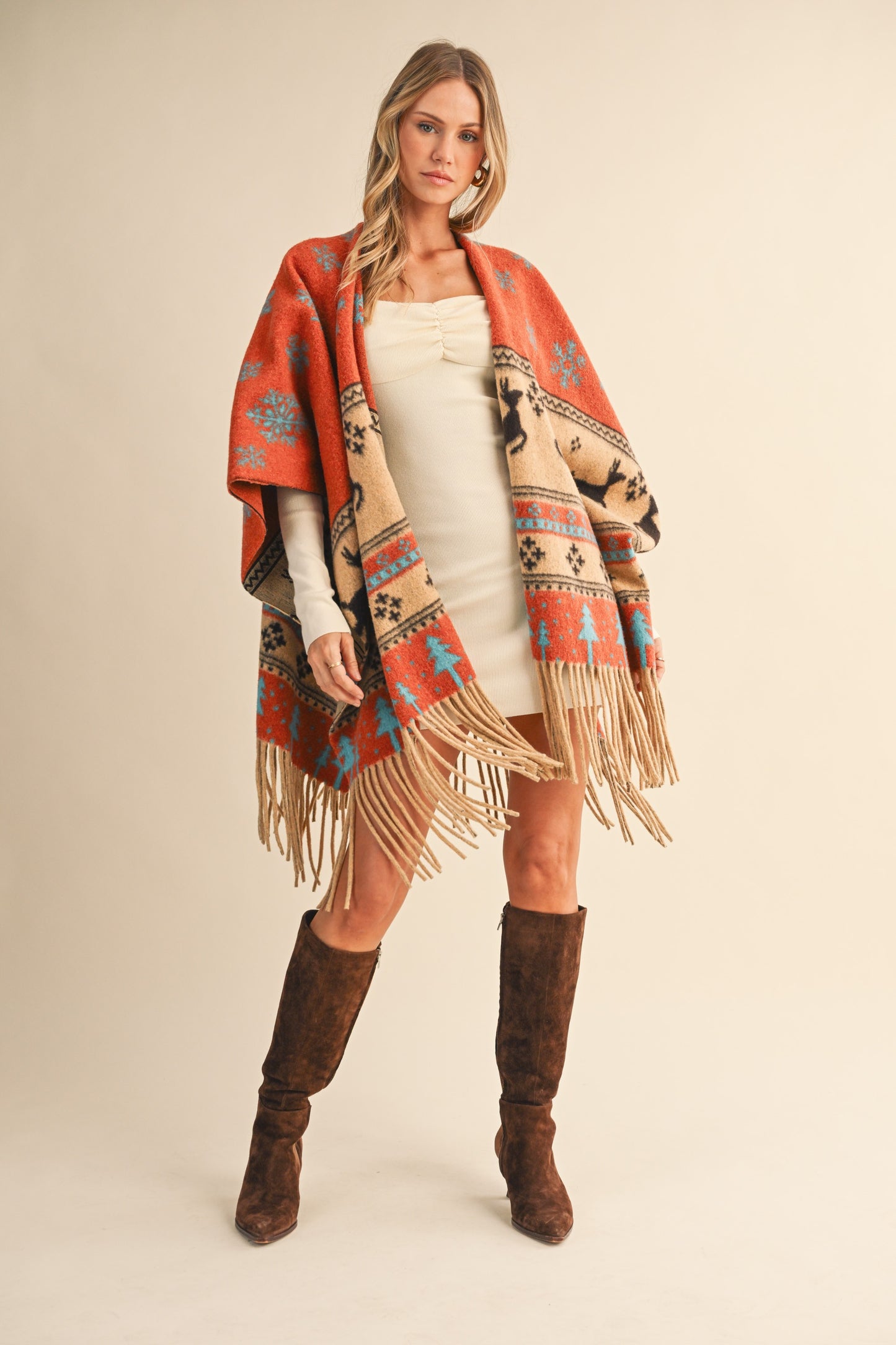 Fringe Holiday Cape