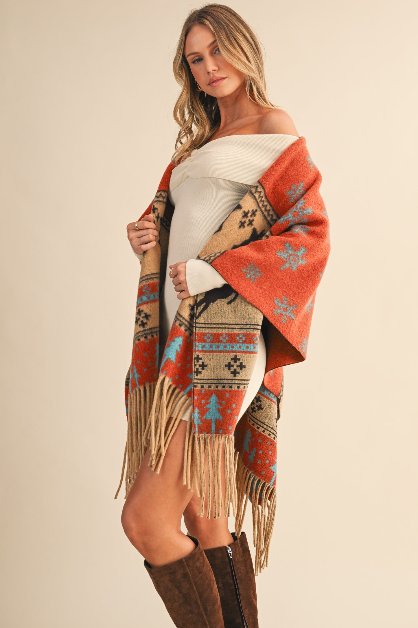 Fringe Holiday Cape