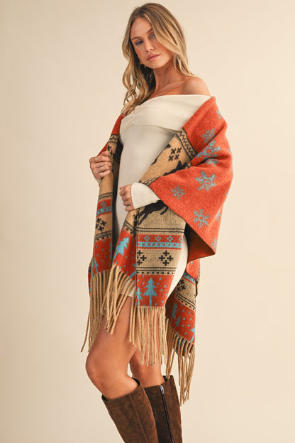 Fringe Holiday Cape