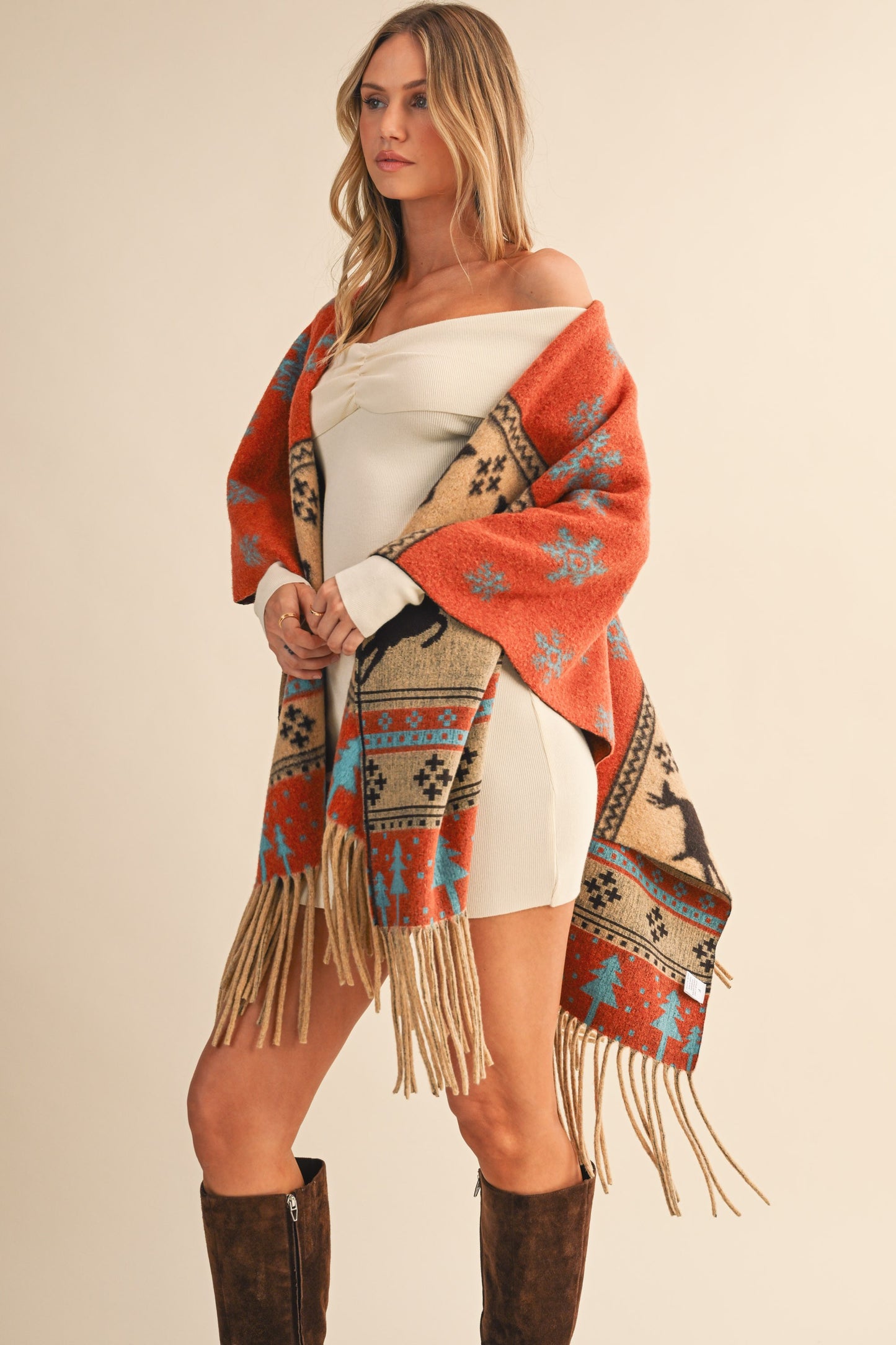 Fringe Holiday Cape