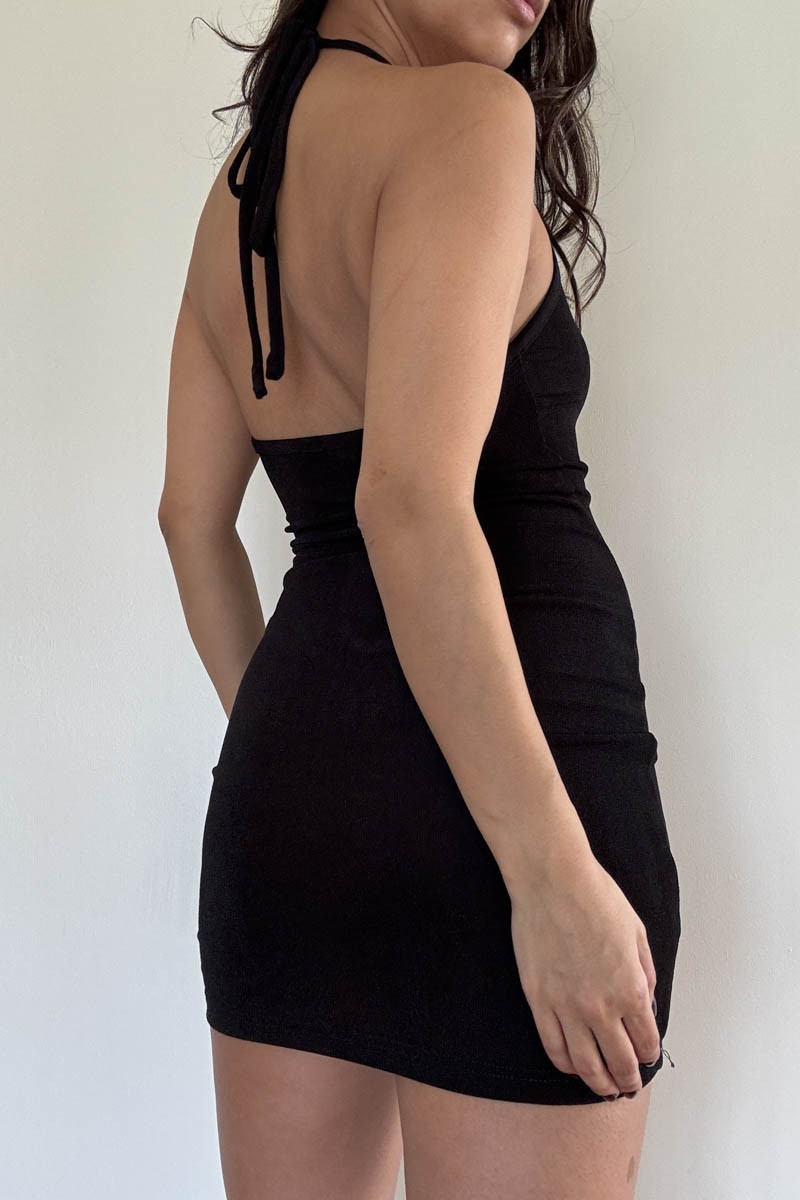 Chain Cutout Mini Dress