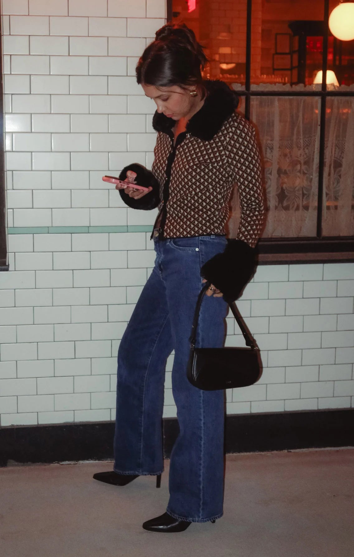 Chateau Cardigan Faux Fur