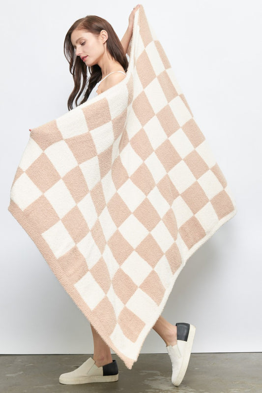 Checkered Throw Blanket