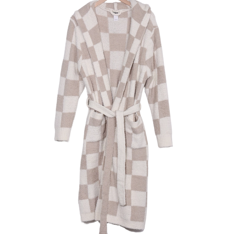 Luxe Check Robe