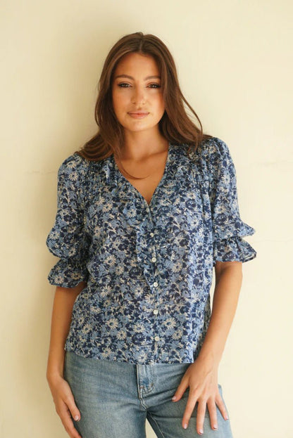 Chloe Blouse - Polkadots & Moonbeams LAPanerosDAISY BLUESXSChloe Blouse